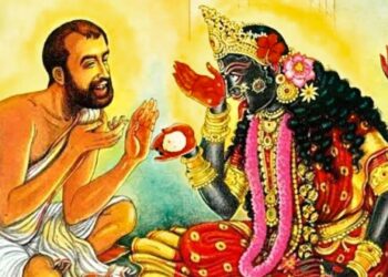 Great Saint Sri Ramakrishna Paramahamsa and Mother Kali