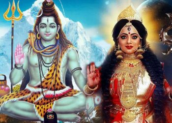 Fierce fight between Shiva and Parvati