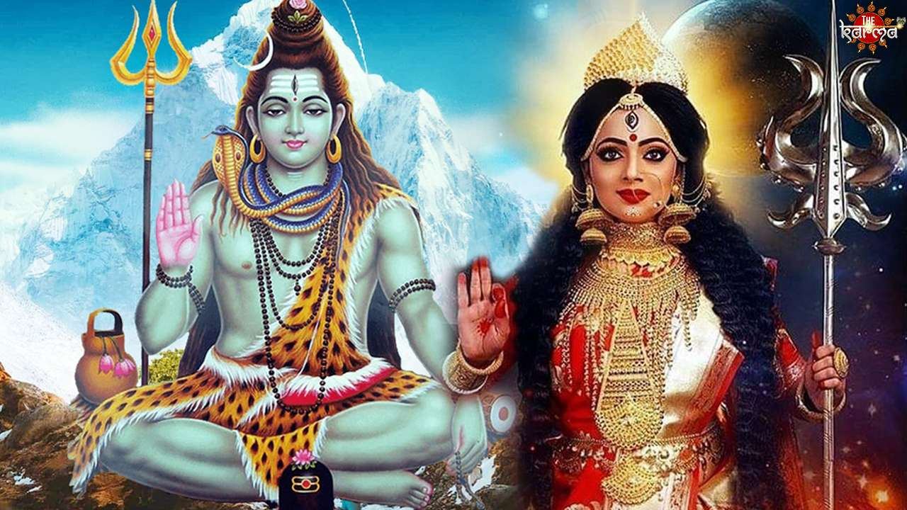 Fierce fight between Shiva and Parvati