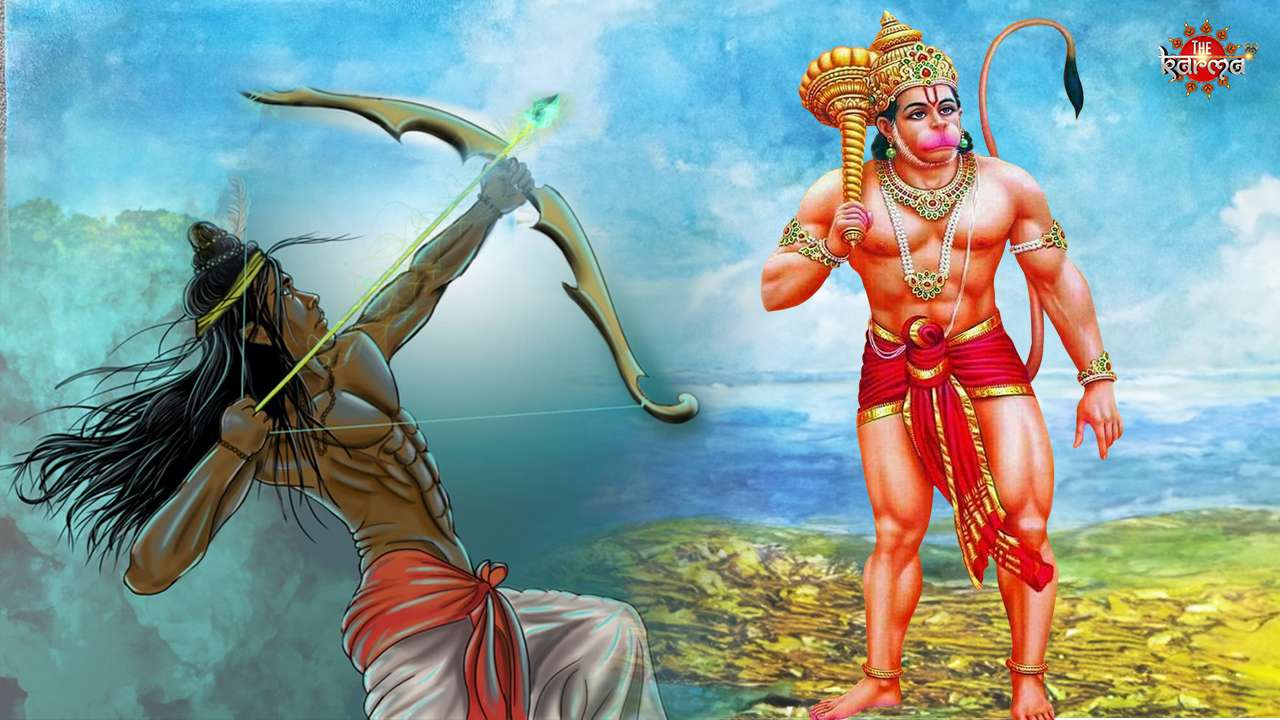 Epic battle between Arjun and Hanuman
